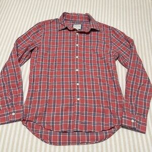 American Eagle Outfitters Men Plaid Flannel Long Sleeves Button up Shirt Small